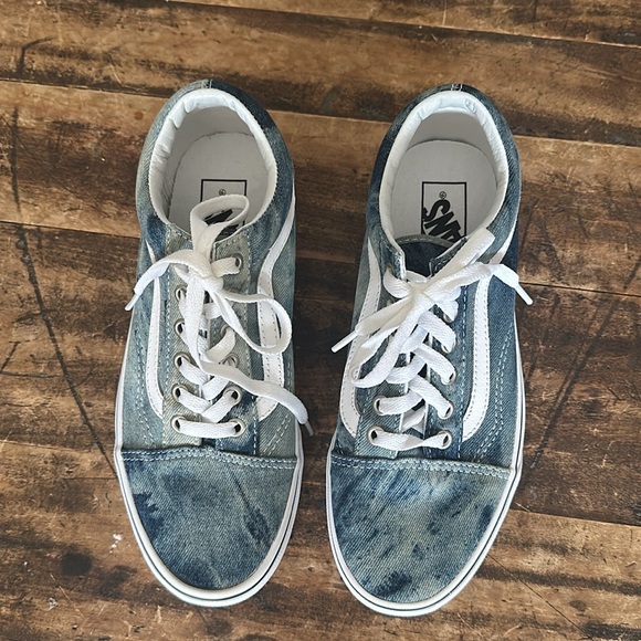 NIB VANS Old Skool Acid Denim (Denim/TruWht) - Picture 3 of 7